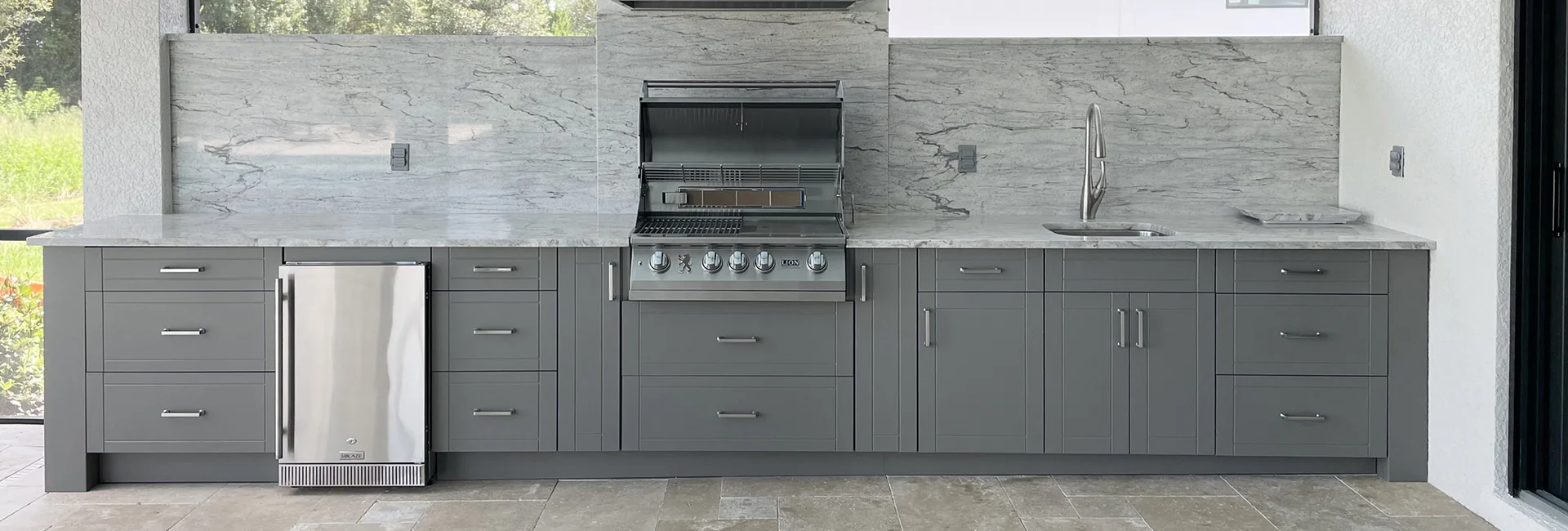 ultimate custom outdoor kitchen